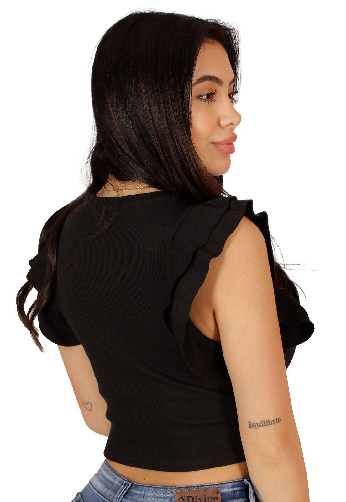 Polera Taylor II Negra Divino Jeans-2