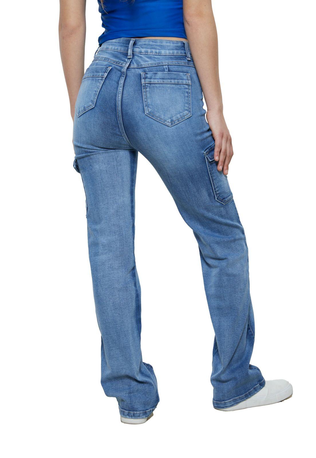Jeans Amazona II Celeste Divino Jeans-2