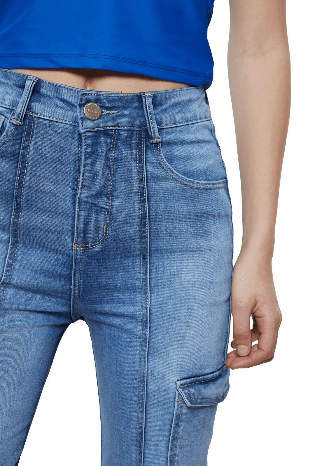 Jeans Amazona II Celeste Divino Jeans-5