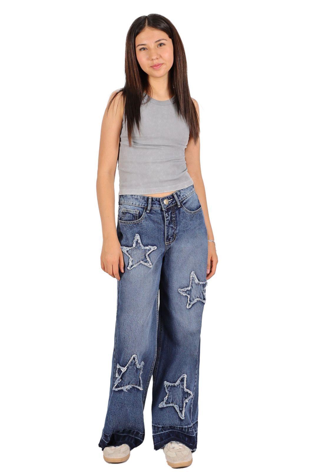 Jeans Iris I Azul Divino Teen-0
