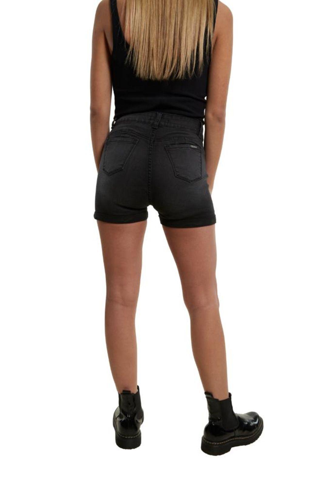 Short Mosa Negro Divino Jeans-2