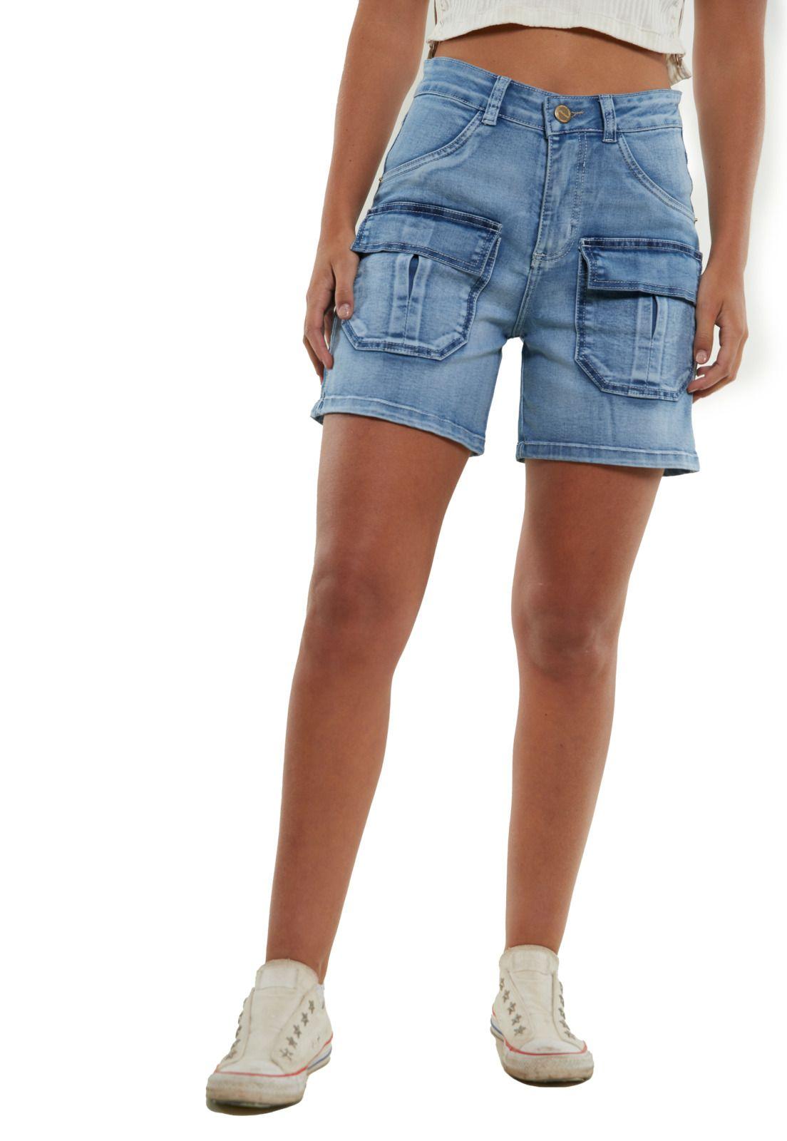 Short Tamisis I Celeste Claro Divino Jeans-1