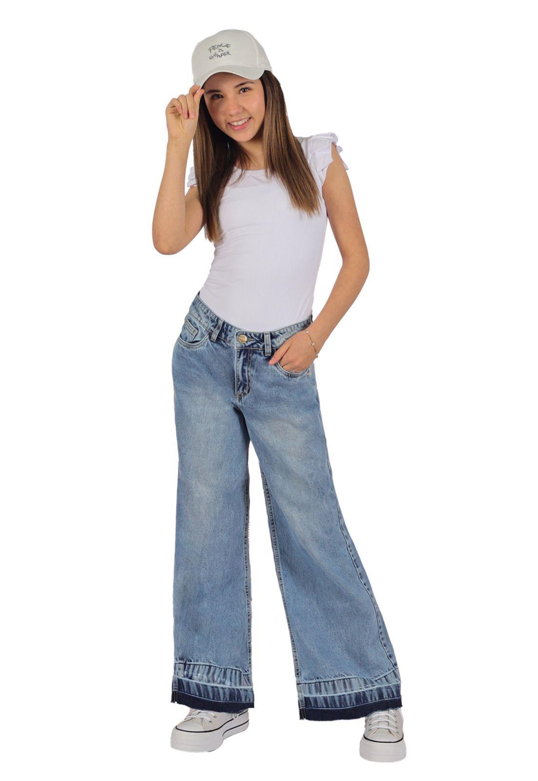 Jeans Lunita II Celeste Divino Teen-0