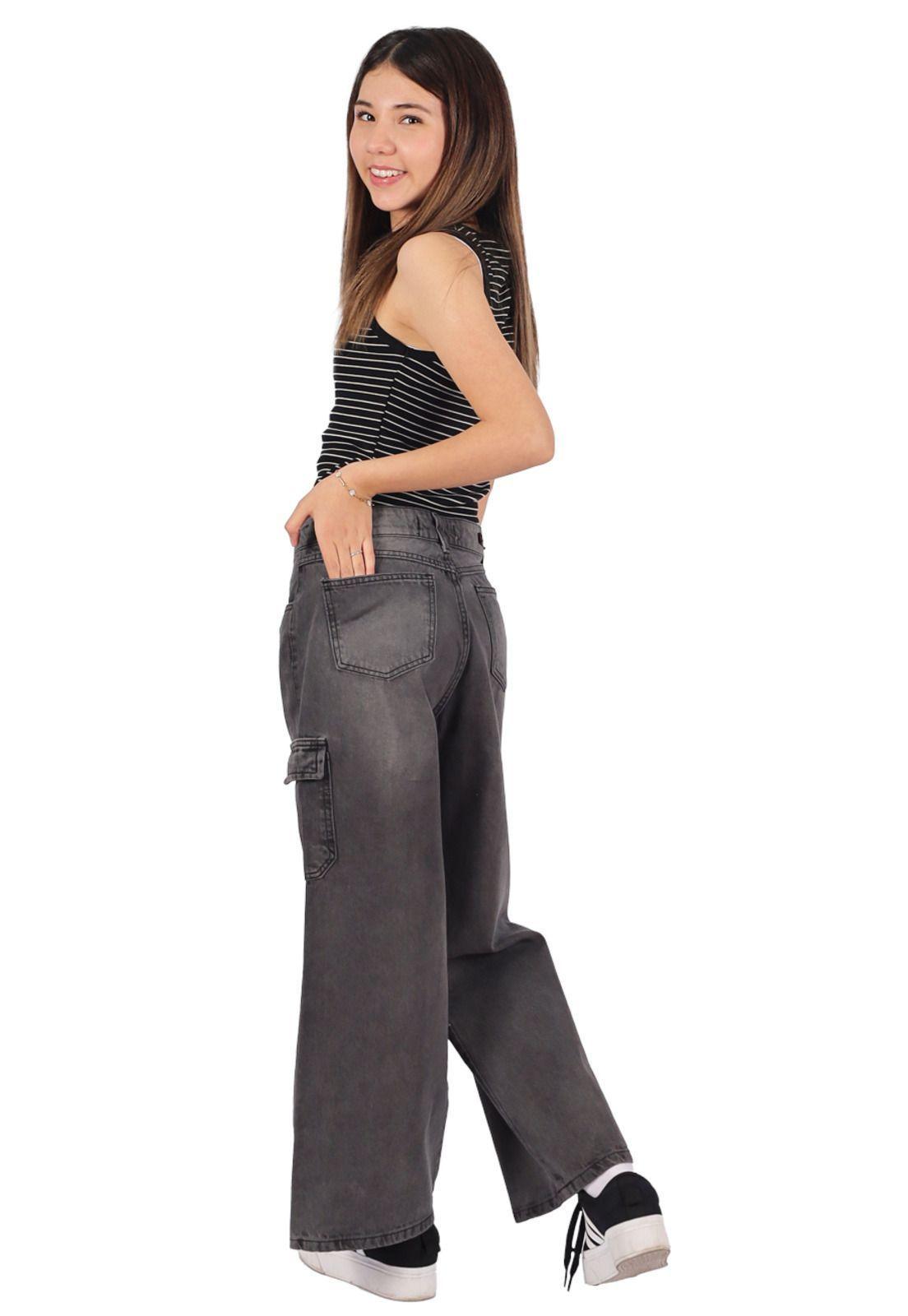Jeans Fatima III Gris Divino Teen-1