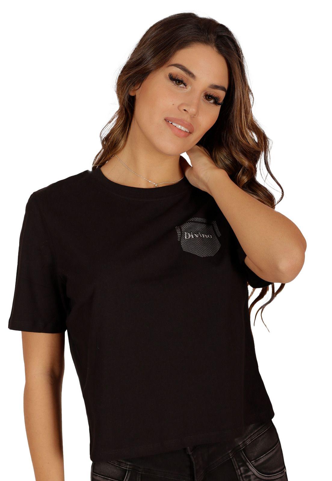 Polera Olivia II Negra Divino Jeans-0