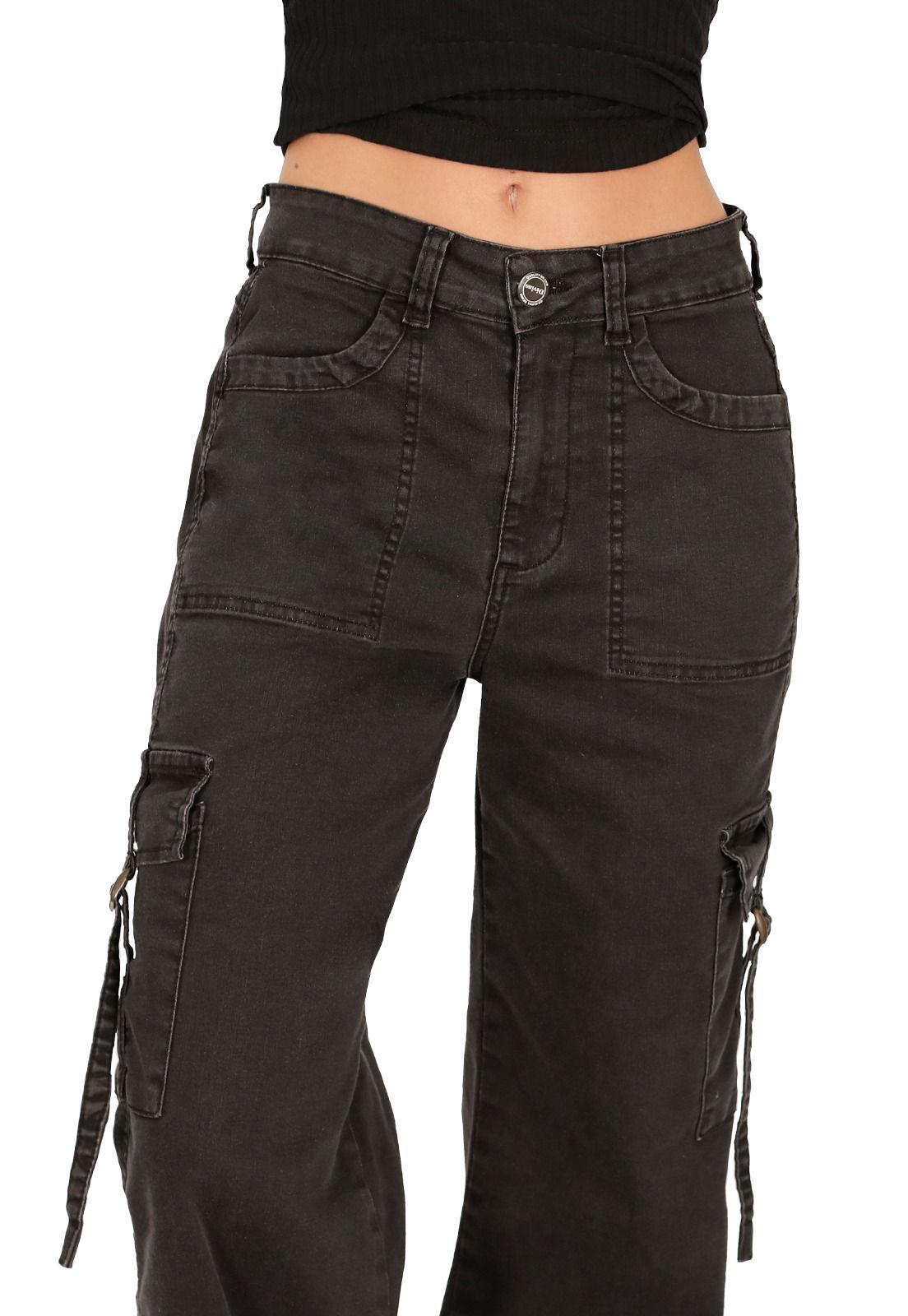 Jeans Flare Amanda II Negro Divino Jeans-2