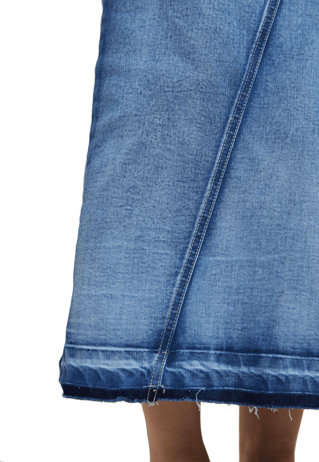 Falda Amur Celeste Divino Jeans-3