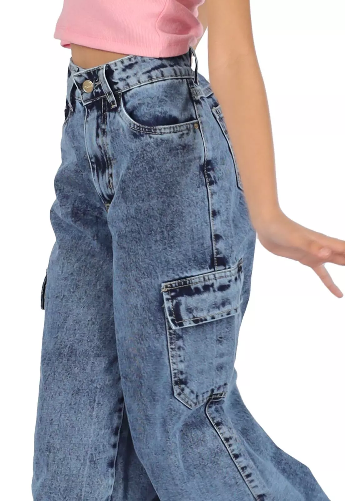 Jeans Fatima I Azul Divino Teen-2