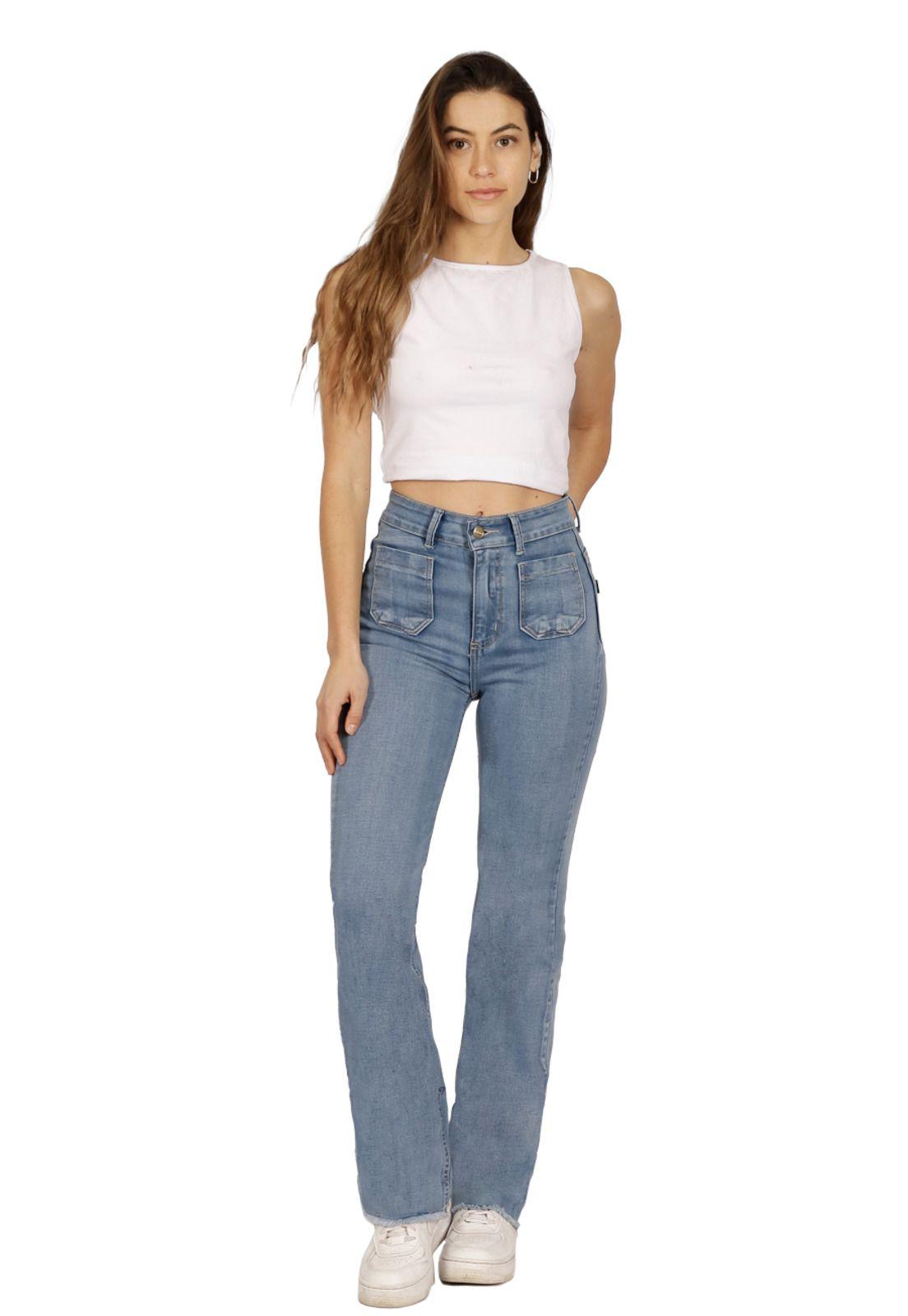 Jeans Valeria II Celeste Divino Jeans-0