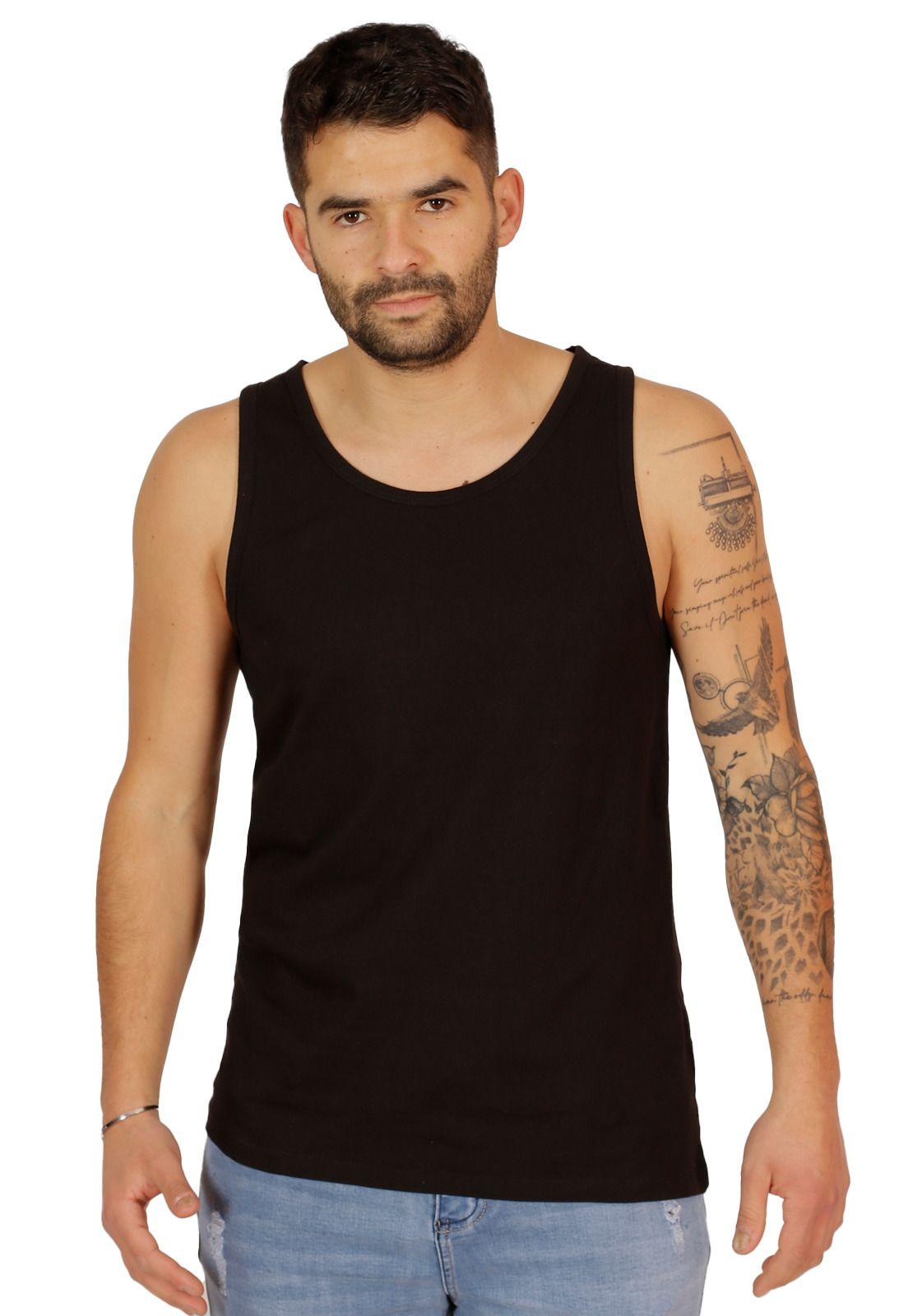 Polera Stallone II Negra Peroé-0