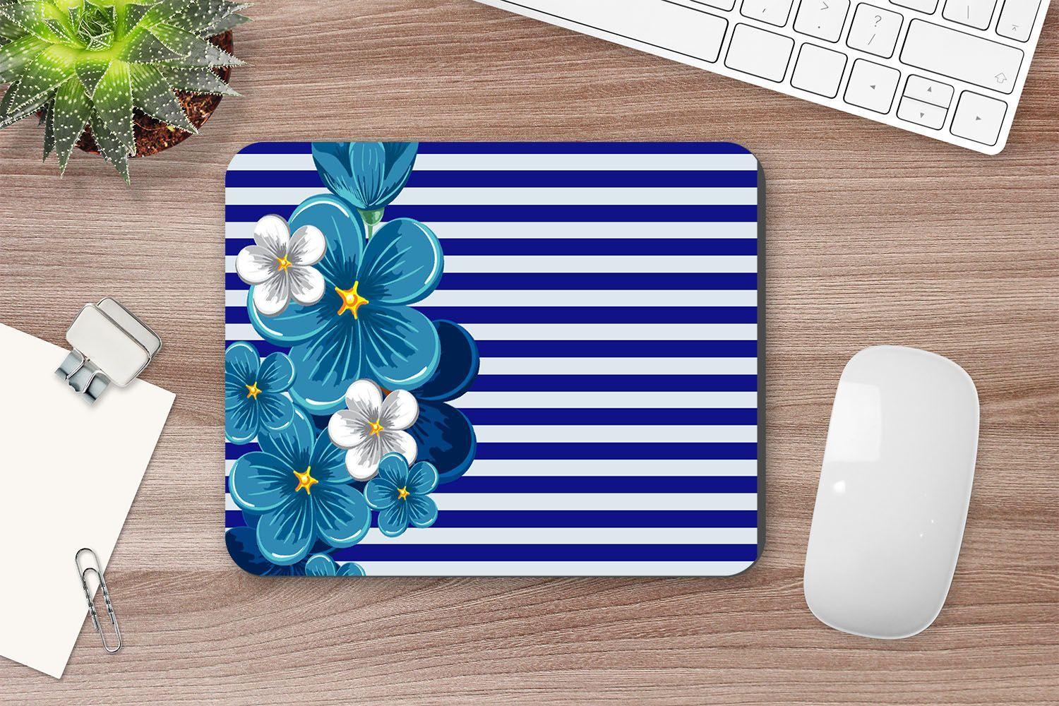 MOUSE PAD ANHIZ M33V4 FLORAL Y RAYAS-2