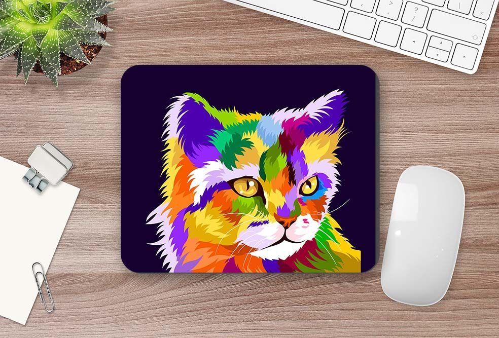 MOUSE PAD ANHIZ M204 GATO ARTE POP-2