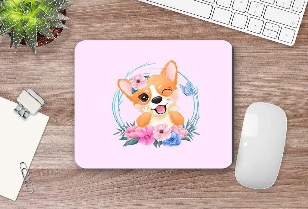 MOUSE PAD ANHIZ M201V2 PERRITO CORGI-2