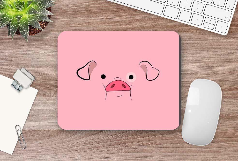 MOUSE PAD ANHIZ M233 CERDITO ROSA-2