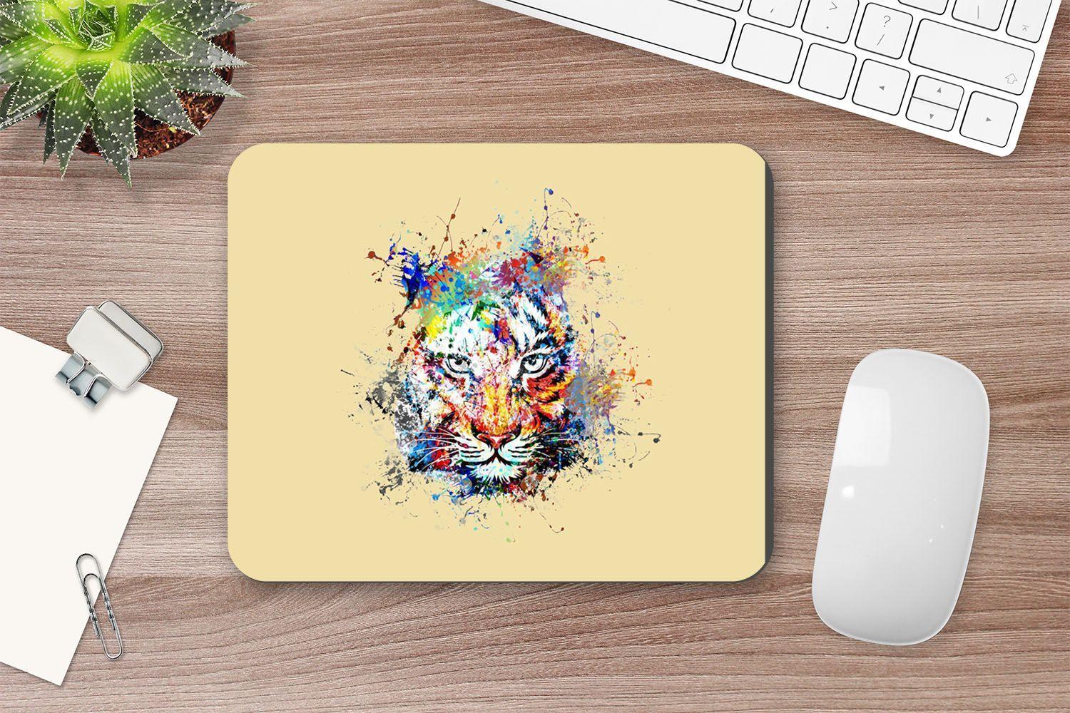 MOUSE PAD ANHIZ M38 TIGRE WATERCOLOR-2