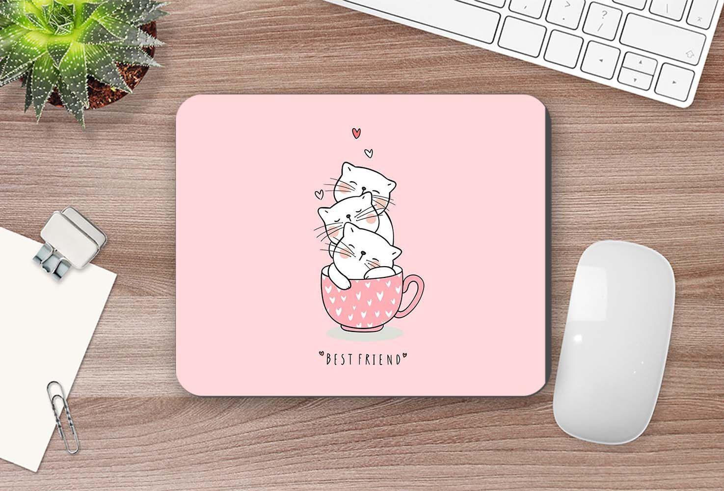 MOUSE PAD ANHIZ M218 GATOS MEJORES AMIGOS-2