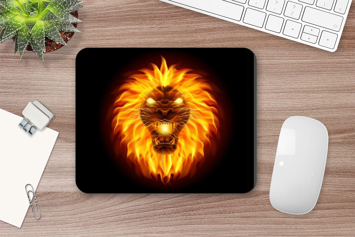 MOUSE PAD ANHIZ M125V2 LEON DE FUEGO-2