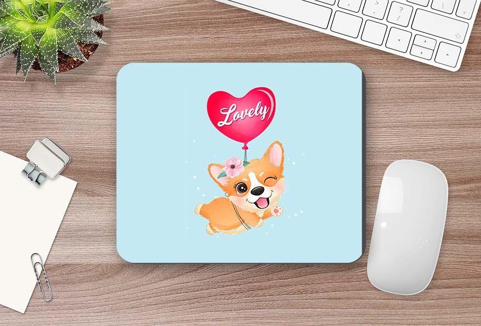 MOUSE PAD ANHIZ M201 PERRITO CORGI-2