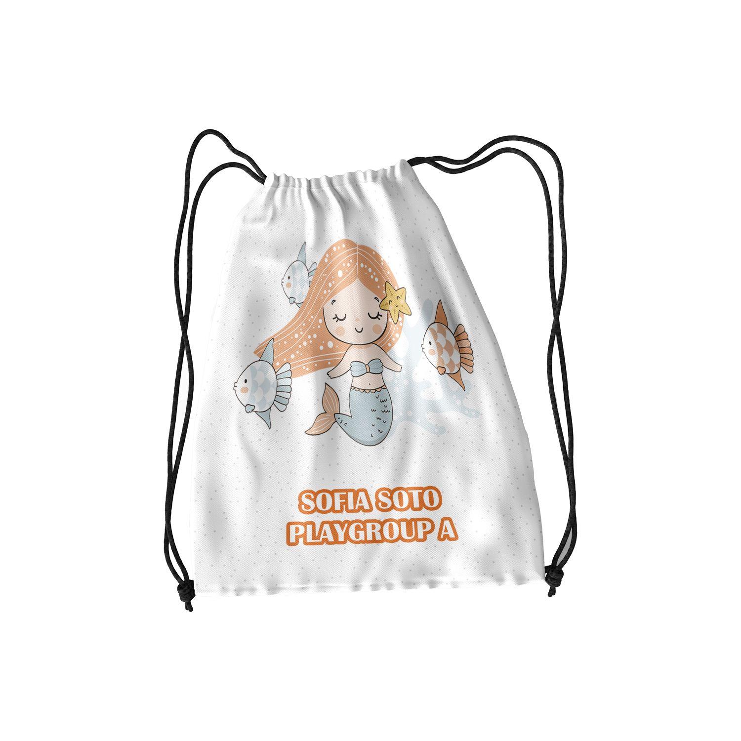  Morral infantil Sirena  30x40 impermeable M209-0