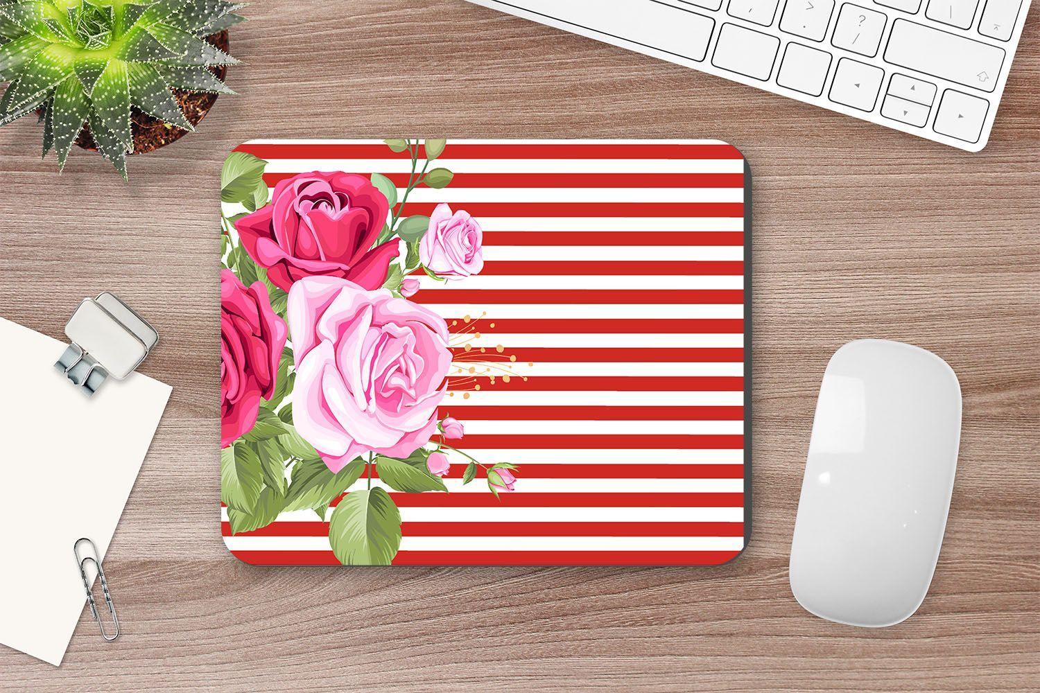 MOUSE PAD ANHIZ M33V3 FLORAL Y RAYAS-2