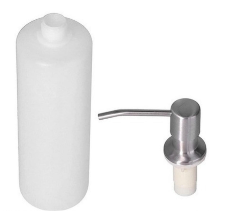 Dispensador De Jabón Para Lavaplatos Cuerpo Plástico 330ml-0