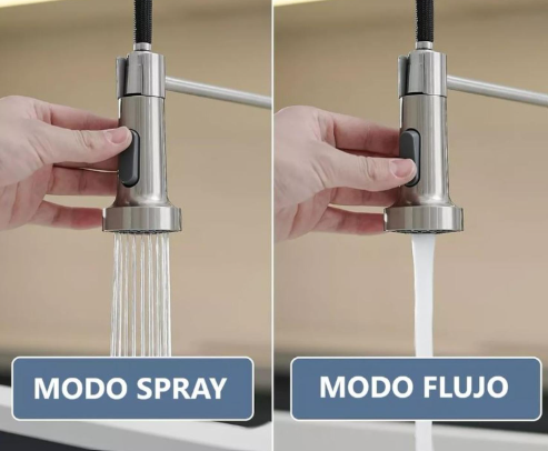 Llave Lavaplatos Extensible Profesional Plata Vienna-2