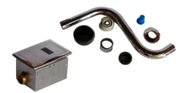 Válvula Electrónica Al Muro Descarga Wc Con Sensor Posterior-0