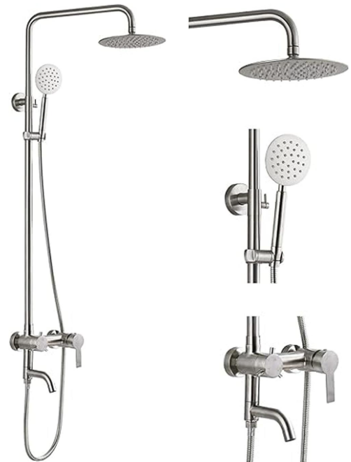 Columna Ducha Baño Tina Multifunciones Full Accesorios-1