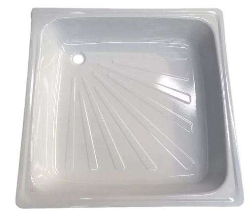 Receptaculo De Ducha Acero Esmaltado 70 X 70 Cm-0