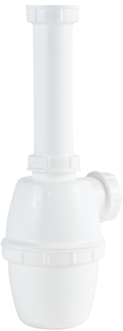 Sifon Lavaplatos 1 1/2 Salida Recta Plastico-0