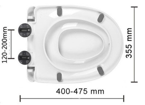 Asiento Tapa De Baño Wc Florencia 2 En 1 Adaptador Para Niño-1