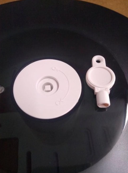 Dispensador De Papel Higiénico Acrílico Con Llave-2