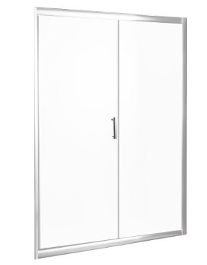 Mampara Ducha Corredera 120x185 Vidrio Templado-0