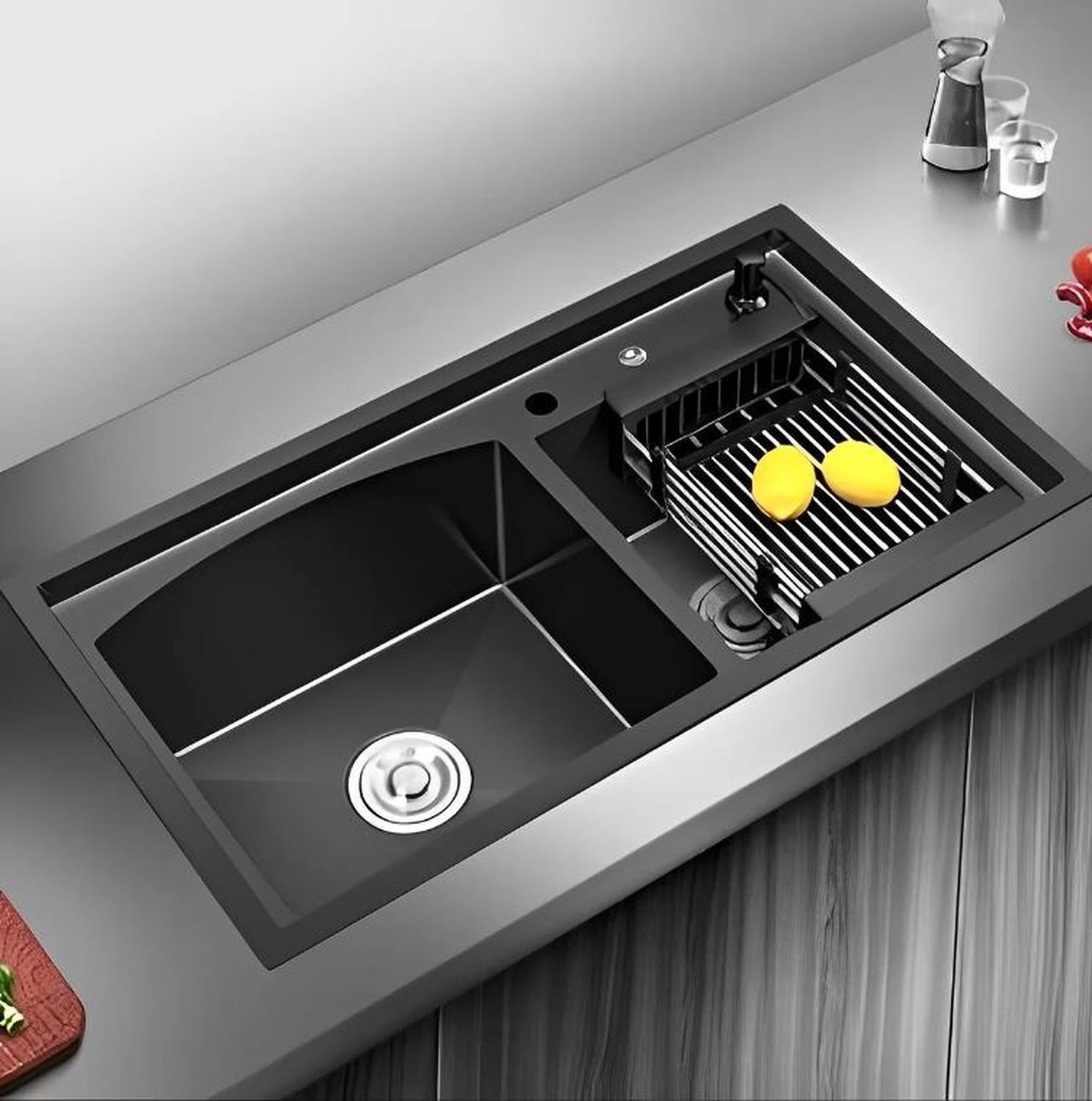 Lavaplatos Doble 78x43 Llave Vienna Accesorios-3