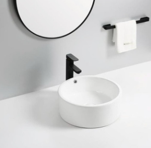 Lavamanos Sobrepuesto Redondo Rebalse Cecilia 425x425x170-1