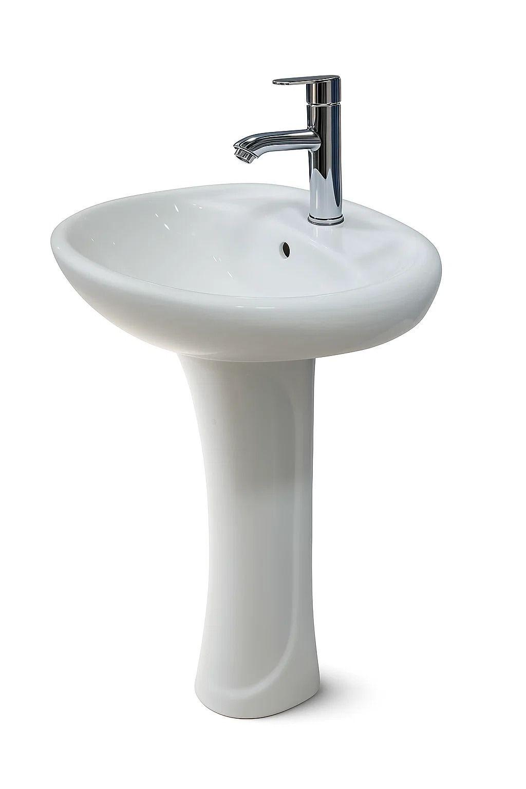 Set Sanitario Completo Victtorino – WC + Lavamanos con Pedestal-5