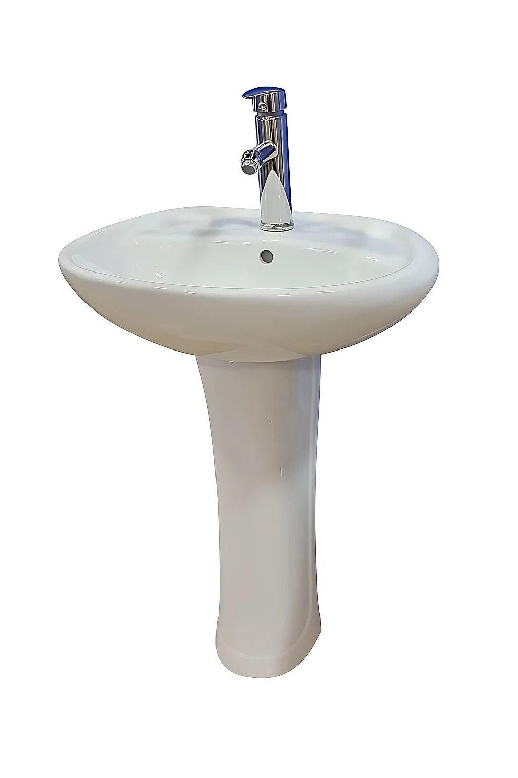 Set Sanitario Completo Victtorino – WC + Lavamanos con Pedestal-6