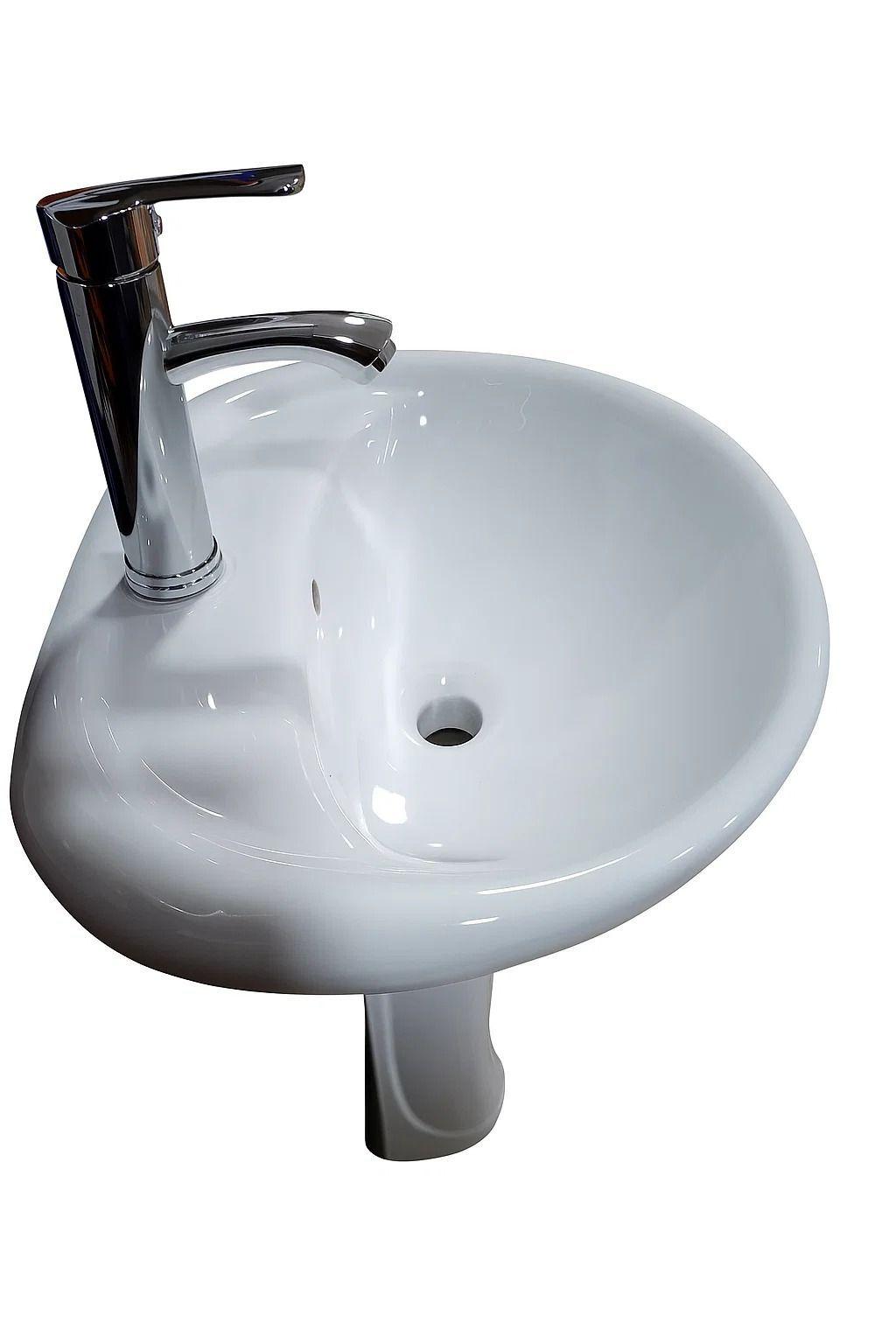 Set Sanitario Completo Victtorino – WC + Lavamanos con Pedestal-7