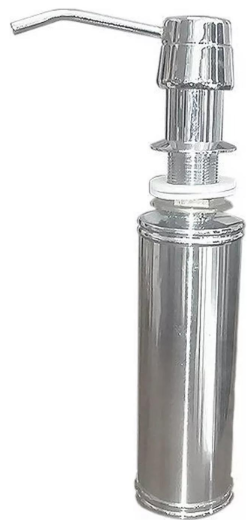 Dispensador De Jabón Para Lavaplatos Cuerpo Inoxidable 330ml.-0