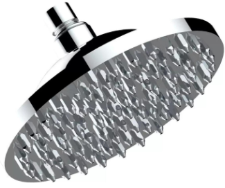 Plato De Ducha Redondo Acero Inoxidable 20 Cm - Hi 1/2-0