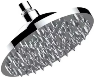 Plato De Ducha Redondo Acero Inoxidable 20 Cm - Hi 1/2-1