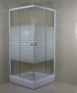 Shower Door Y Receptáculo 80x80x195 Lineas-1