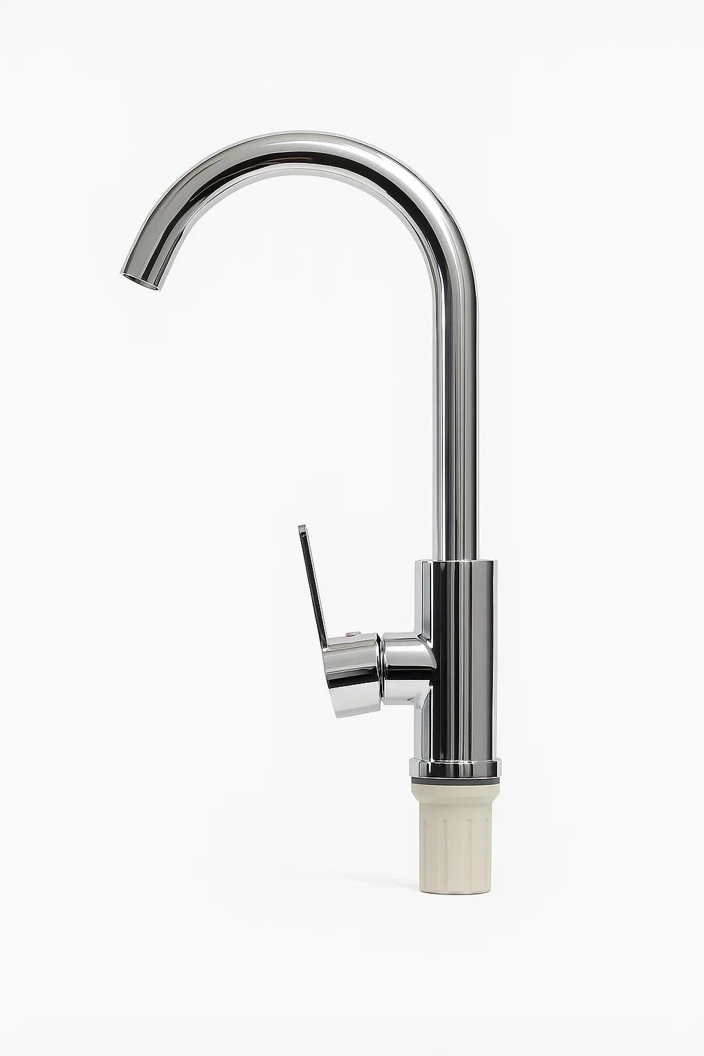 Grifería Monomando Cromada Victtorino – Caño Alto Clásico-2