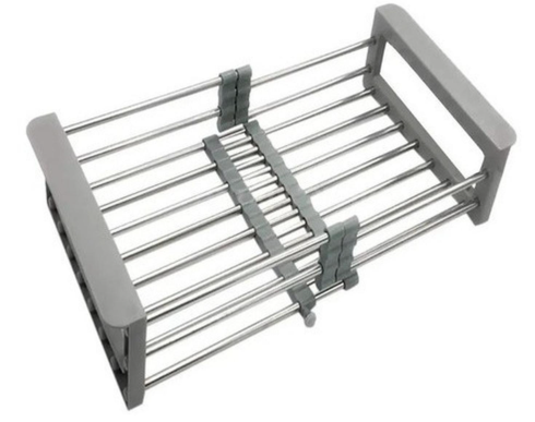 Cesta Canasto Extensible Lavaplatos Escurridor Rejilla-0