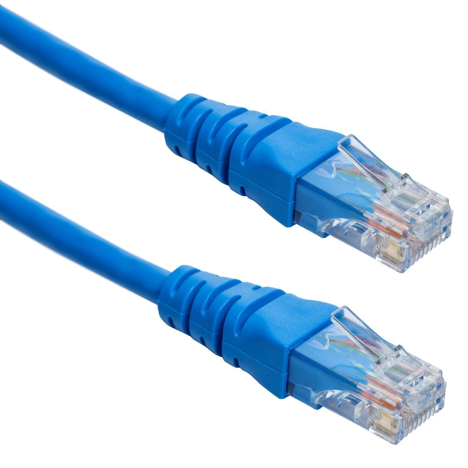 Cable De Red UTP Patchcord Cat6 30Cm Azul-0