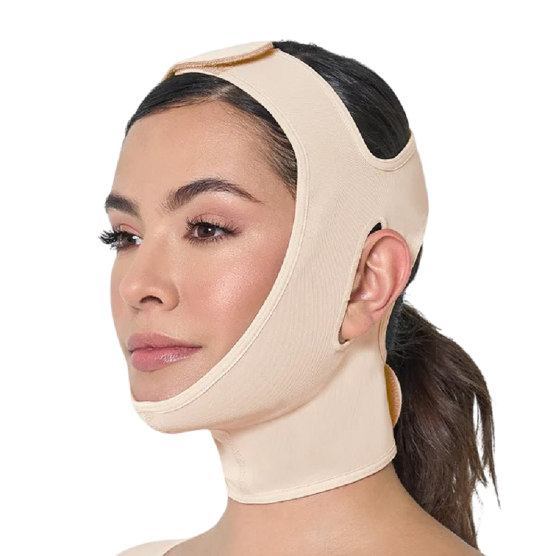 Mentonera con Velcro Post Operatoria | Compresión Facial-0