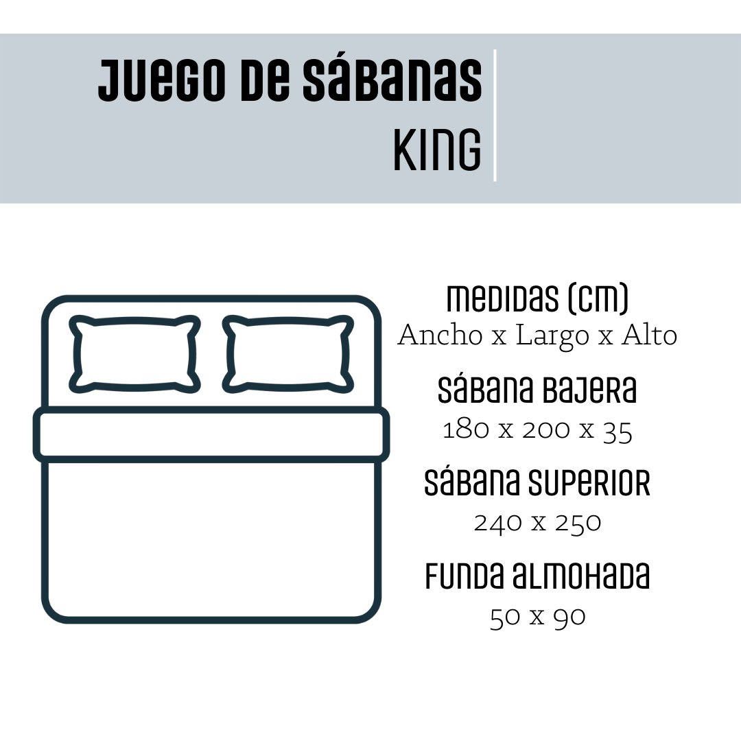 Juego de Sábanas Algodón Gris 300 Hilos King-5