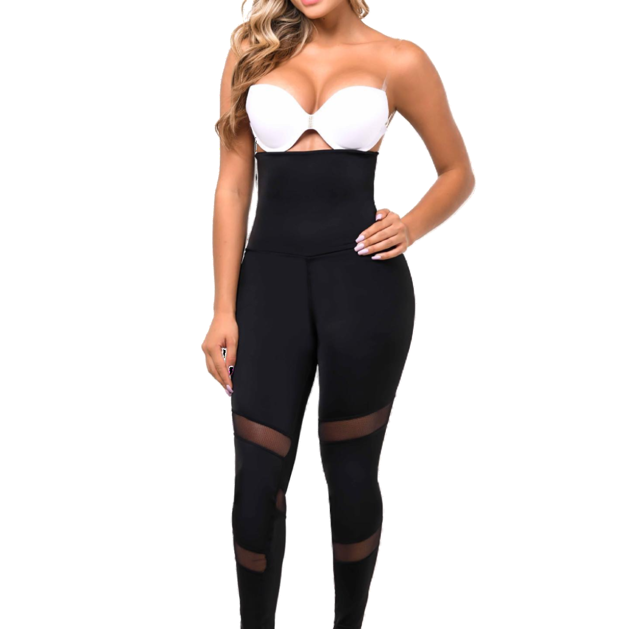 Leggins Deportivo Pretina Alta Termica Colombiana-2
