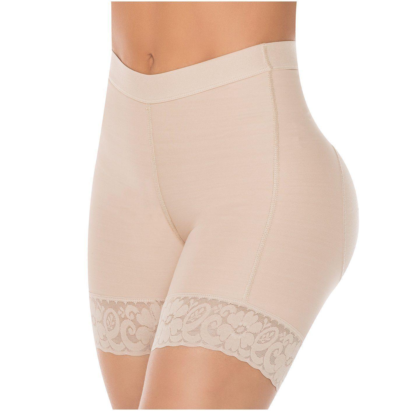 Faja  Colombiana Short Levanta Cola Talle Alto Control Abdominal-2