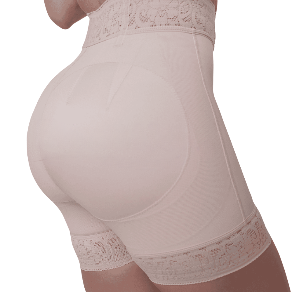 Faja Short Levanta Cola Colombiana Talle Alto Control Abdominal-2